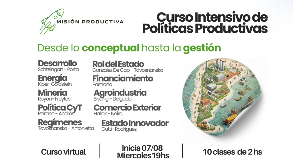 Curso intensivo de políticas productivas: desde lo conceptual hasta la gestión