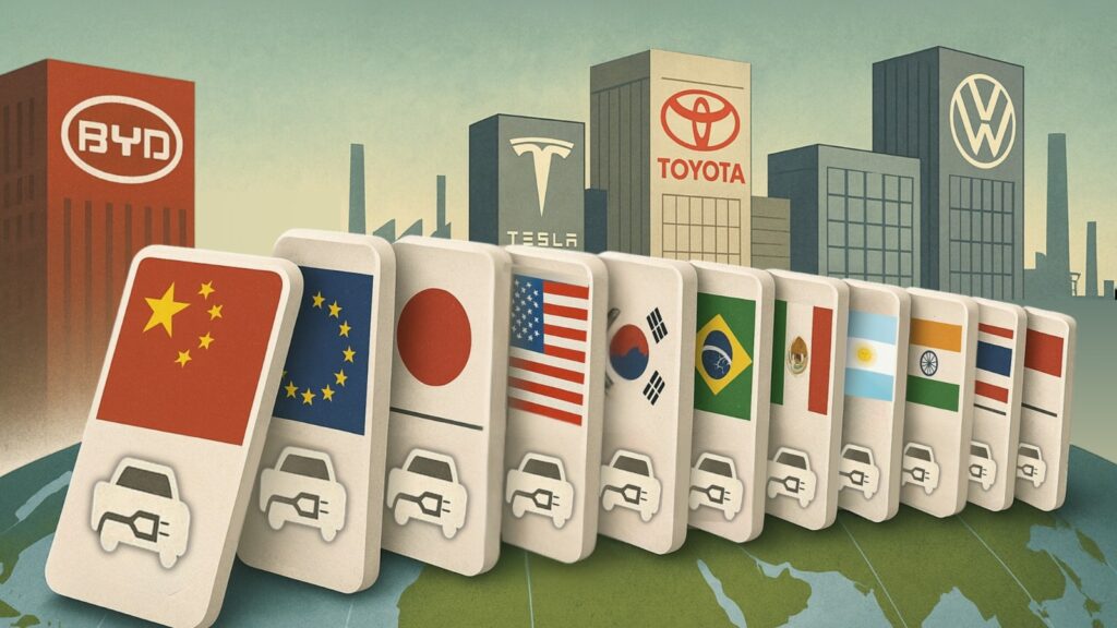 El efecto domino de la electromovilidad China, la reconfiguración mundial y el futuro local