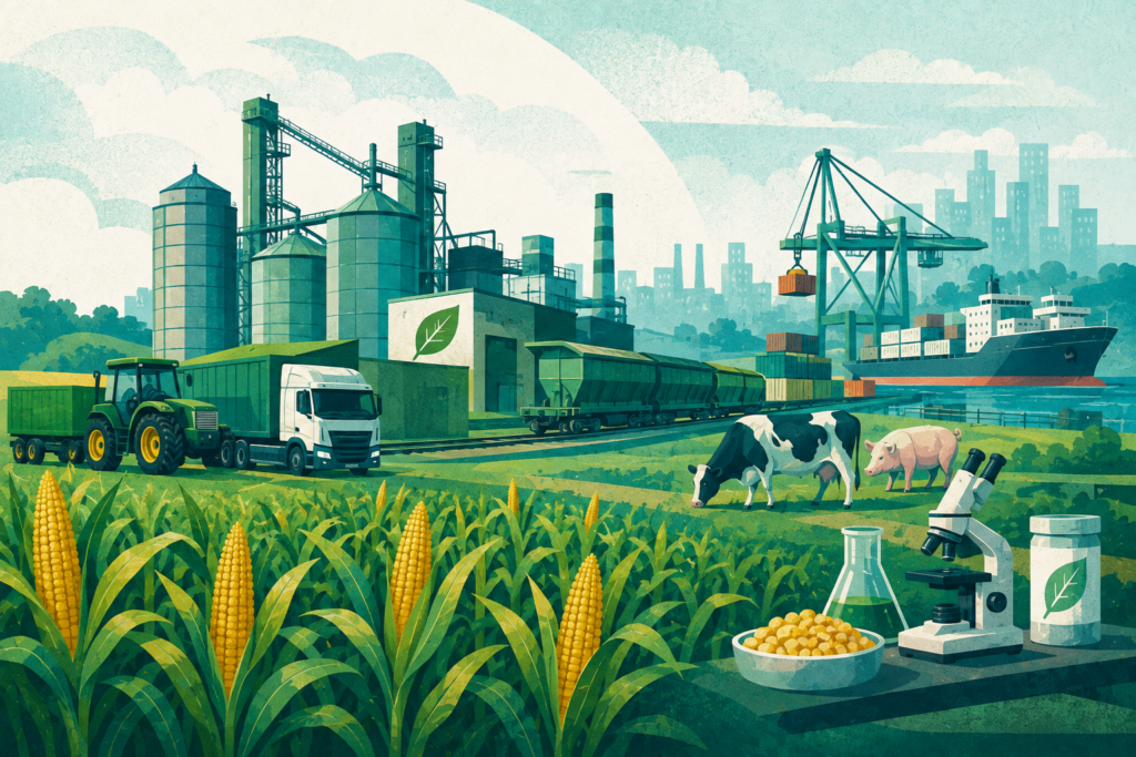El maíz como plataforma central de la neo-industrialización argentina
